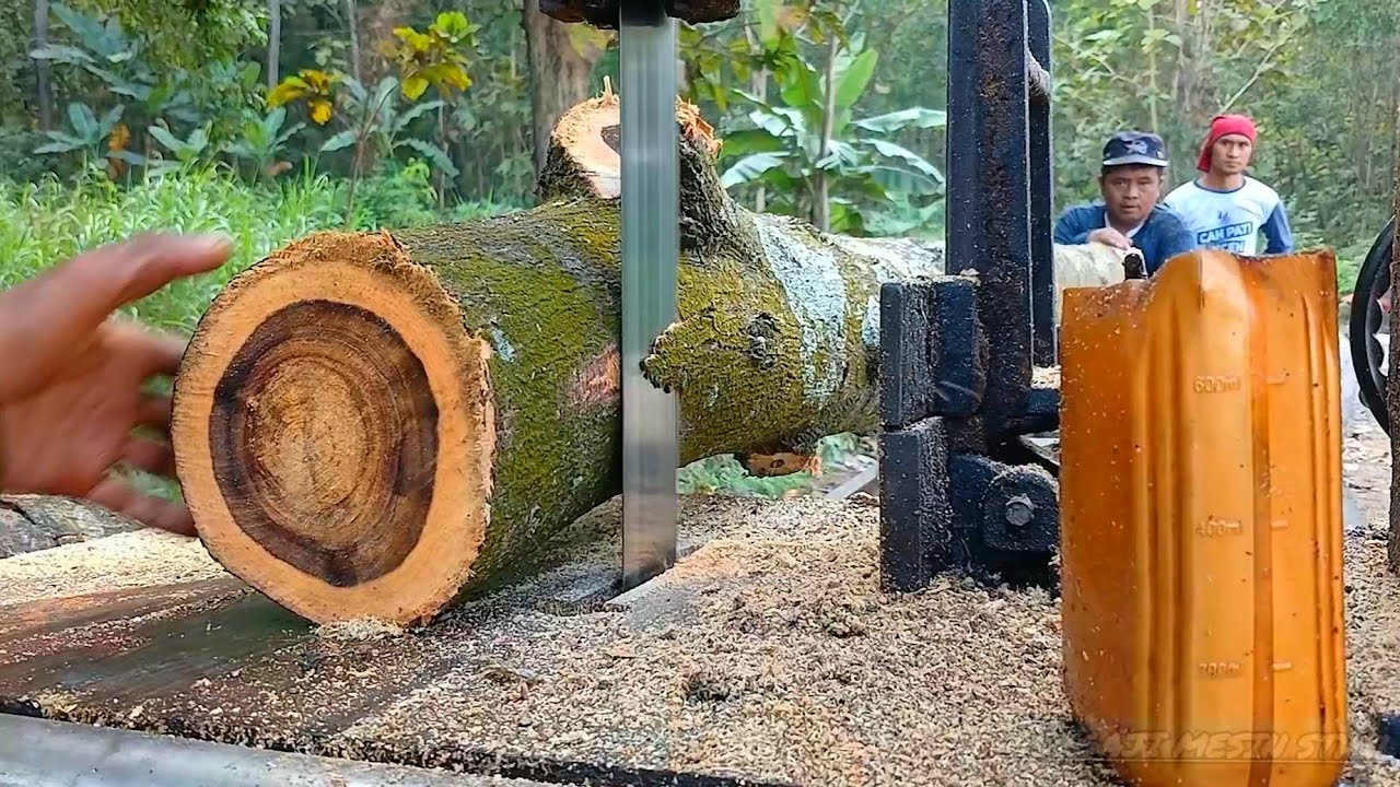 Kecil Panjang‼️Kayu Akasia Bahan Balok 6×12-Di Rajang Gergaji Bandsaw