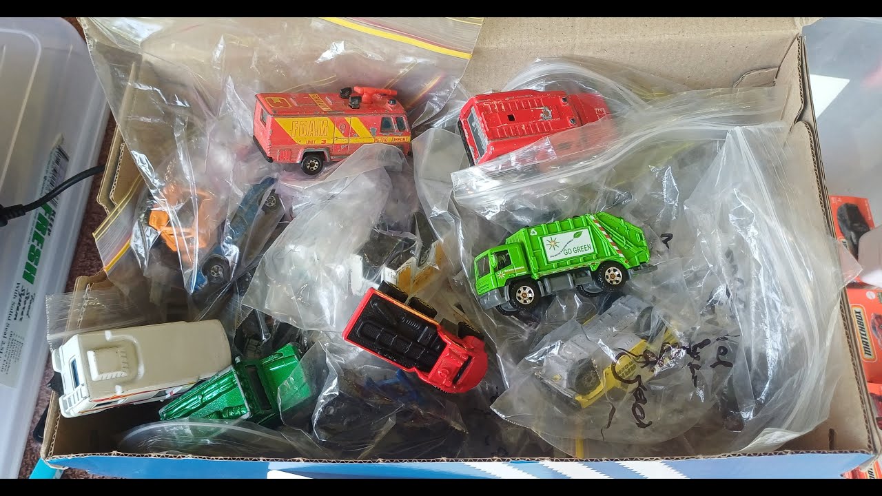 Matchbox finds, garage sales, Bendigo Sunday market