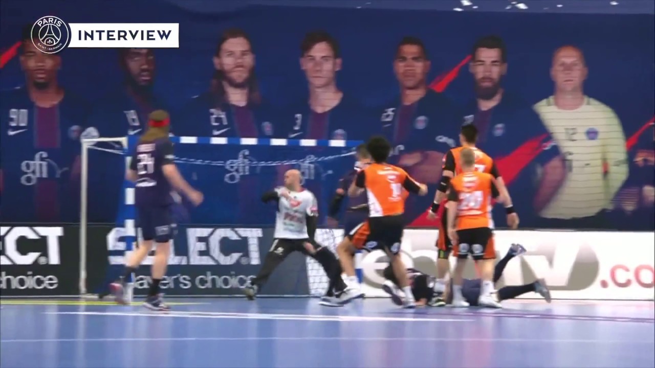 Nikola Karabatic reverse Schwenker -Paris-Saint-Germain 30-30 Szeged 29/04/2017