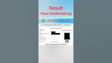 AIBE 19 Result Pass Undertaking issue resolved #aibe #youtubeshorts #shortvideo #shortsfeed #law