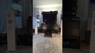 Parasound HCA2200II, P5, wiim ultra, kef r5 #music #vintage #audio #live #love #minivlog #audiophile