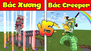 JAYGRAY TRIỆU HỒI BÁC CREEPER KHỔNG LỒ TIÊU DIỆT BÁC XƯƠNG TRONG MINECRAFT*CUỘC CHIẾN QUÁI KHỔNG LỒ