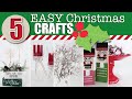 5 EASY Dollar Tree Christmas Crafts That Look Store Bought | High End Home Decor on A Budget