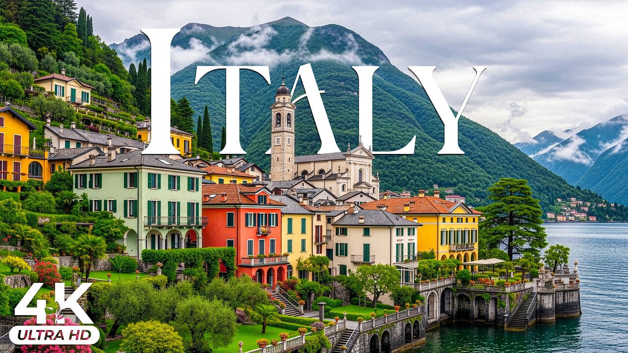 Italy 4K UHD Relaxation Scenic | Timeless Countryside, Coastal Light & Living Heritage Calm