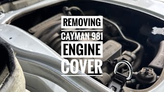 How To Remove A Porsche Cayman Engine Cover