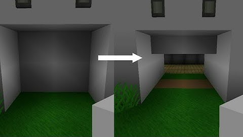How to make pop up door in mini block craft