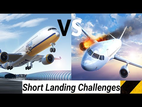 Short Landing Challenge - Airline Commander vs Extreme Landings
