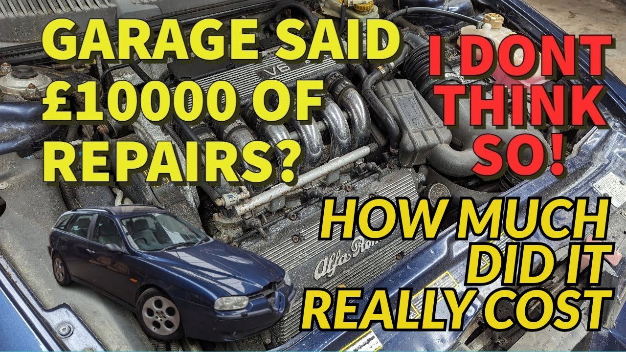 Автомастерская потребовала 10000 фунтов стерлингов за ремонт этой Alfa Romeo. Сколько это стоило?