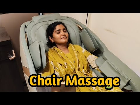 First Time Sonu Ko Karvaya Chair Massage πΊβΏl Foot Massage Ka Hamara First Experience π¦Άπ