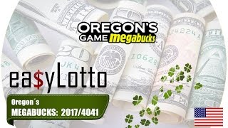 MEGABUCKS Oregon numbers 17 May 2017
