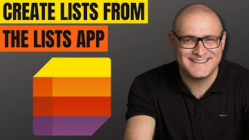 How to create lists from the Lists Application in Office 365
