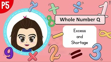 Math with Crystal - Whole Number Q (Excess and Shortage)
