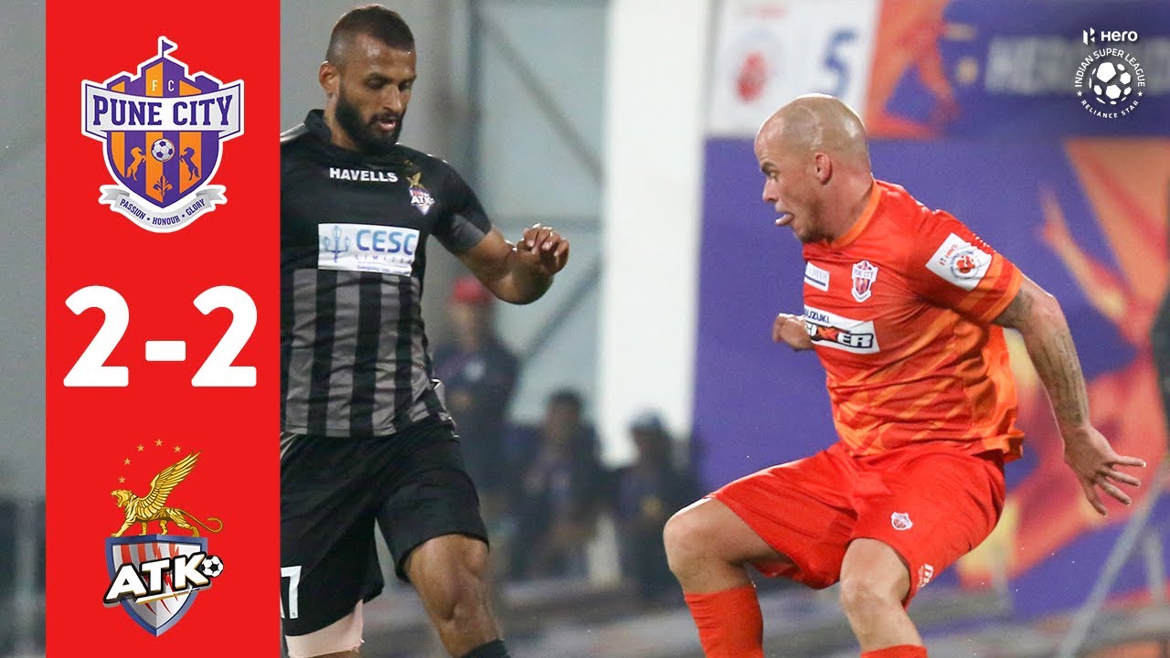 Hero ISL 2018-19 | FC Pune City 2-2 ATK | Highlights