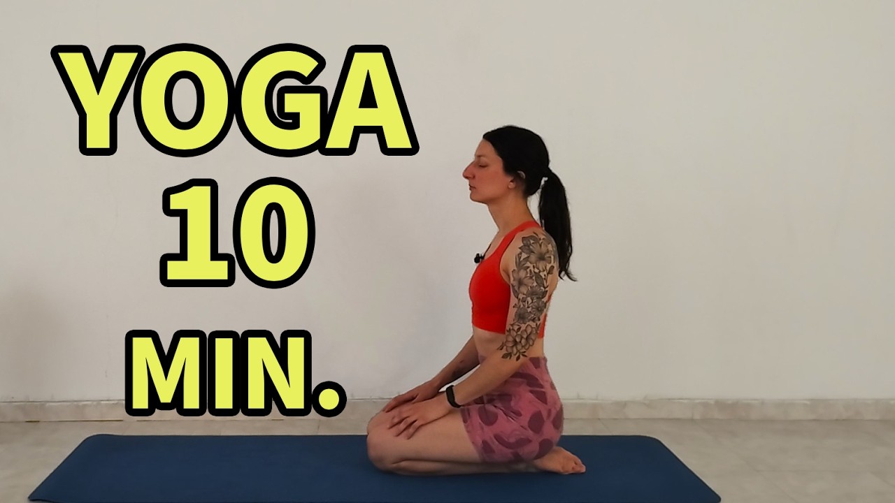 YOGA EN 10 MINUTOS - Estira y relaja TODO EL CUERPO - YouTube