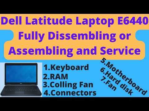 How to Complete Disassemble Toshiba Dynabook Satellite B554 Step 