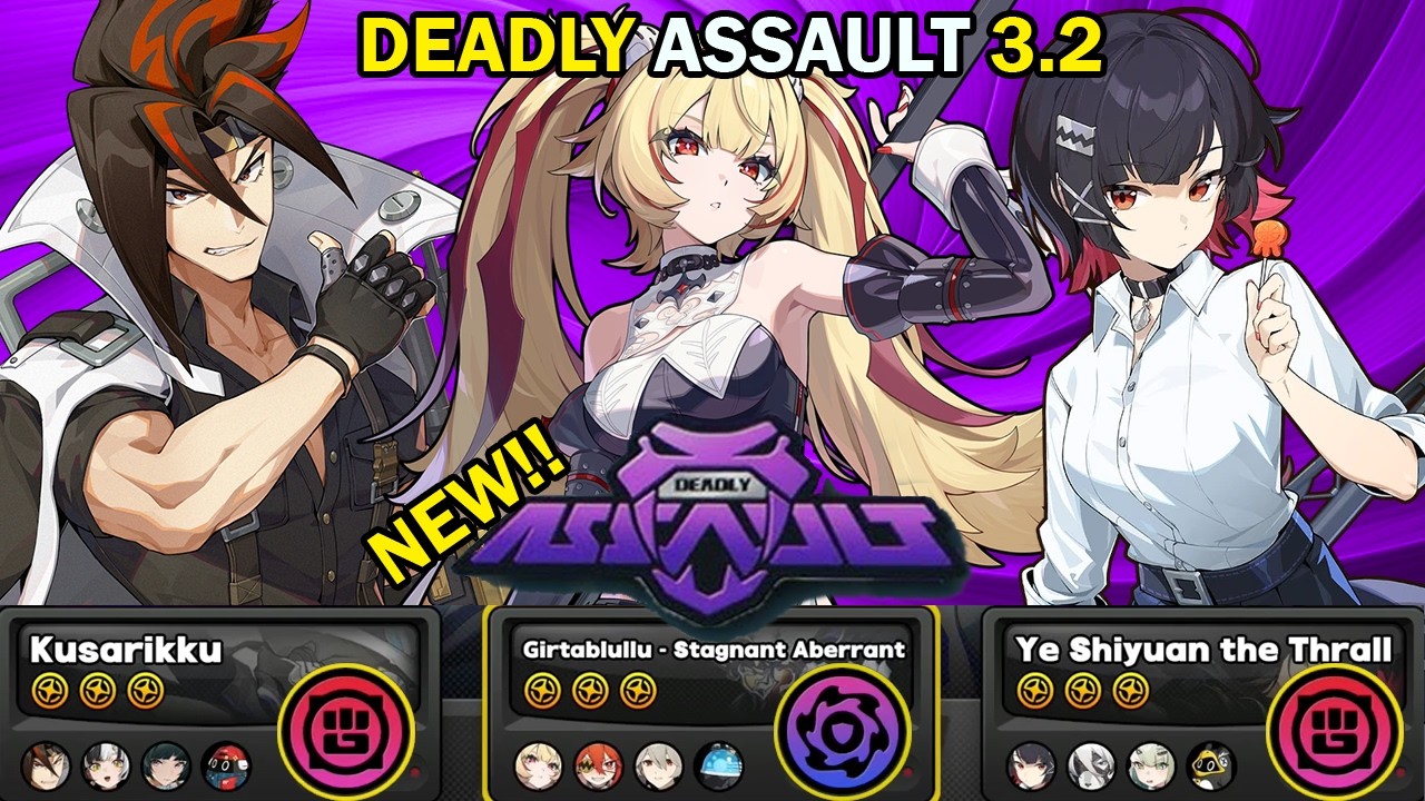 NEW Deadly Assault | Anton, Claret & Ellen! | 9⭐Clear + Adversity