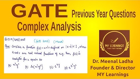 Complex Analysis, GATE 2003 Question (Q.ID.M(GATE)CA35)