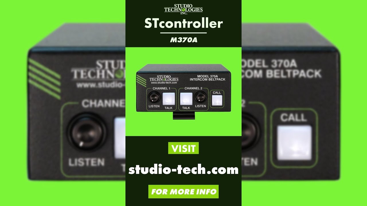 STcontroller Overview - M370A
