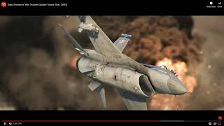 War thunder update Apex Predators (Update Teaser)