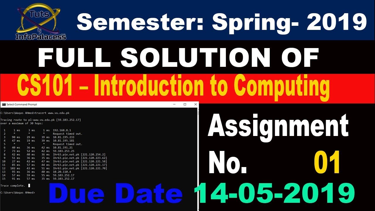 assignment 1 solution of cs101