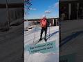 Как подносить ногу в равнинном шаге на беговых лыжах