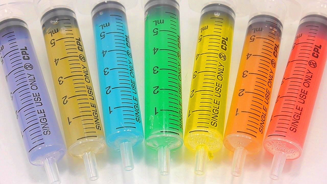 무지개 주사기 젤리 푸딩 만들기!! 푸딩 요리 소꿉 놀이!!How to Make 'Rainbow Color Syringe