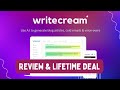 Writecream Reviews and Lifetime Deal | Secret Weapon for SEO, Sales &amp; Marketing