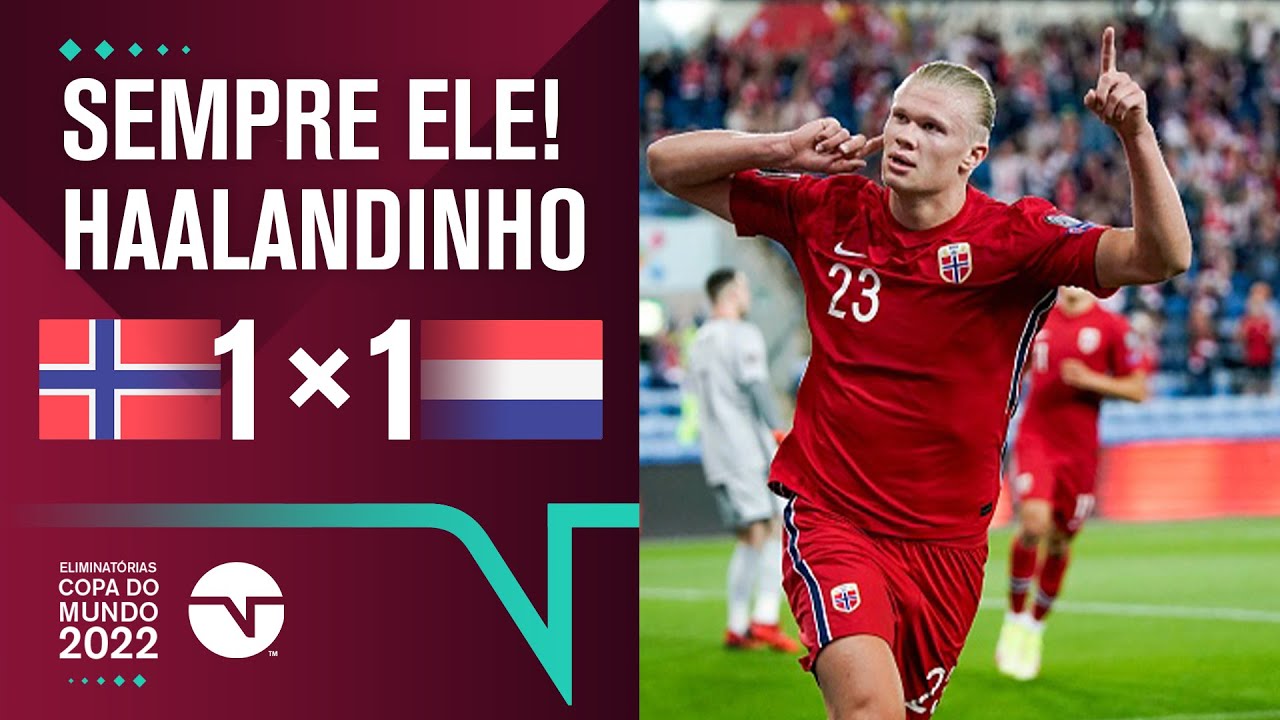 QUEM SEGURA O HAALAND? NORUEGA 1X1 HOLANDA – MELHORES MOMENTOS