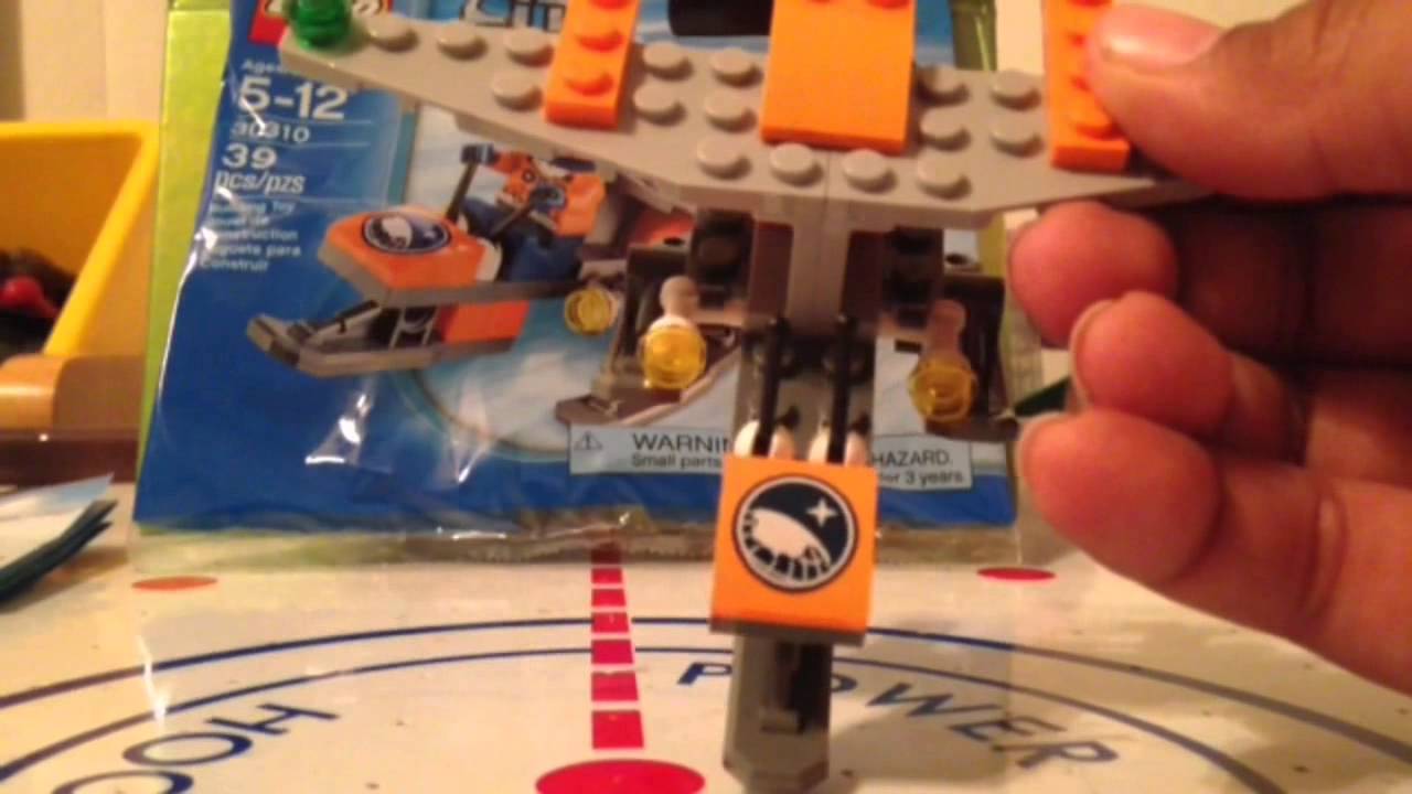 Lego City Arctic Ice Glider Pollybag 30310 Review