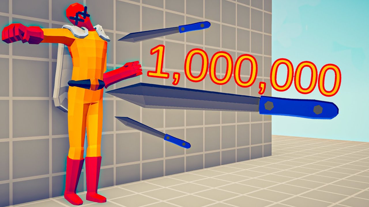 1.000.000 DAMAGE BLADE 1 vs 1 EVERY UNIT - Totally Accurate Battle Simulator TABS