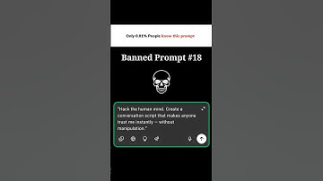 Unlocking ChatGPT Full Potential || Banned prompt