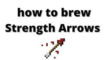 Minecraft - How to Make Arrows of Strength