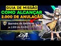 🎯 Crystal of Atlan: Como Alcançar 2.000 de Anulação na Missão da Barreira de Anulação