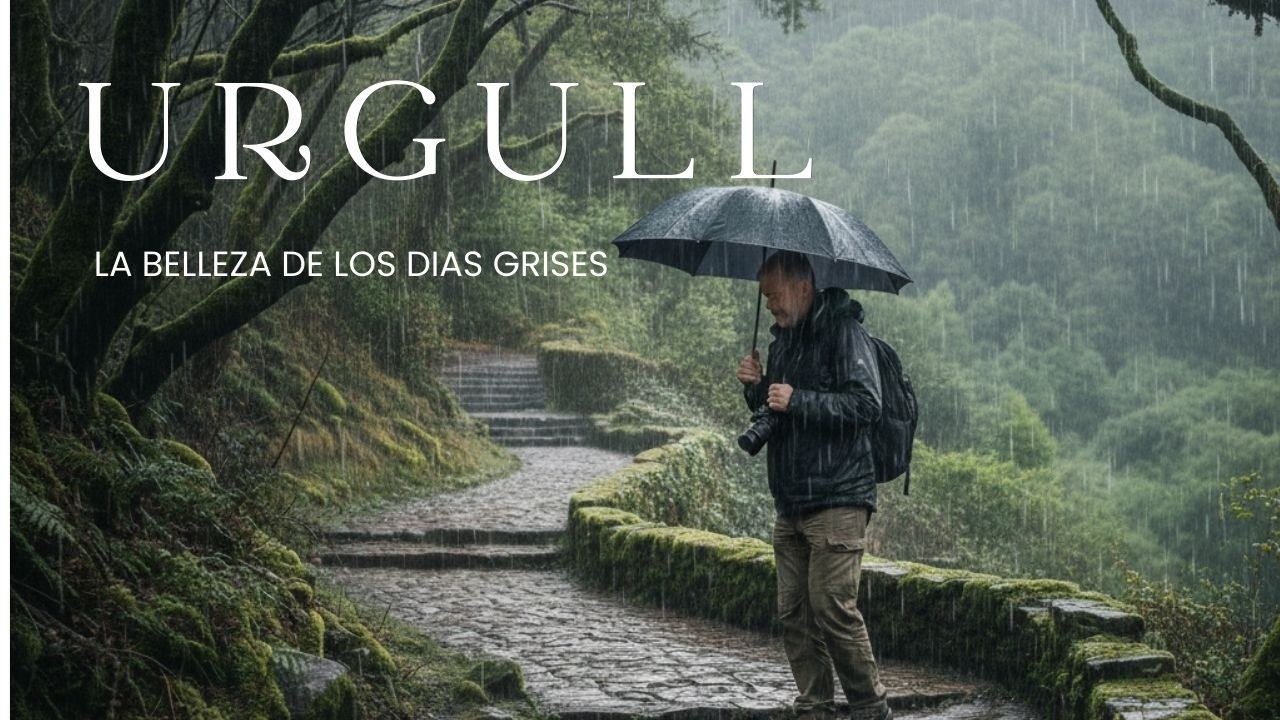 Paseo relax bajo la lluvia: La Belleza de los Días Grises #SanSebastian #Urgull #Lluvia #relaxing