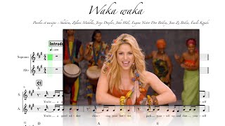 Waka waka / Shakira / Guide voix instrumental tutti