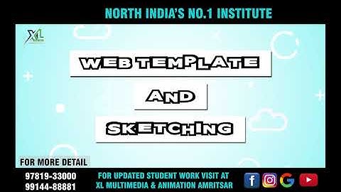 HIGHLIGHTS -STUDENT WORK IN GRAPHICS- XL MULTIMEDIA & ANIMATION AMRITSAR
