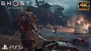 Ghost Of Tsushima Gameplay Walkthrough Part 1 - Lethal Difficulty - (PS5) 4K 60FPS