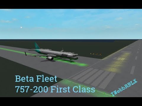 Beta Fleet 757 200 First Class Youtube - roblox beta flight boeing 757 200