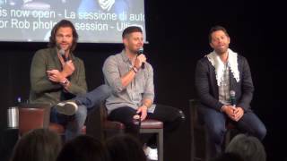 Jibcon 8 Jared And Jensen Saturday Panel 1 Part 4 Misha Part 1
