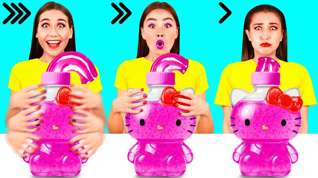 Быстрая Средняя или Медленная Скорость Еды Челлендж | Сумасшедший Челлендж