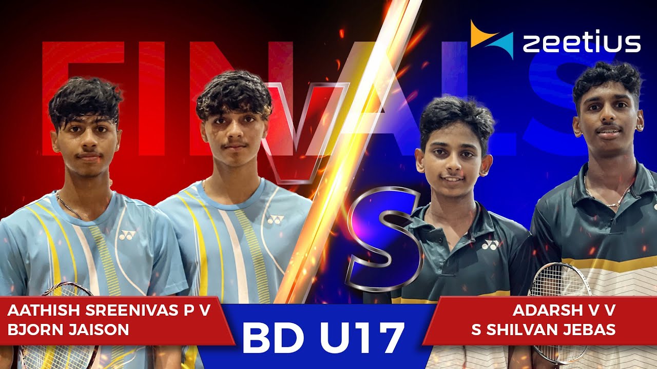 FINALS - BOYS DOUBLES U17 - KERALA STATE JUNIOR RANKING BADMINTON ...