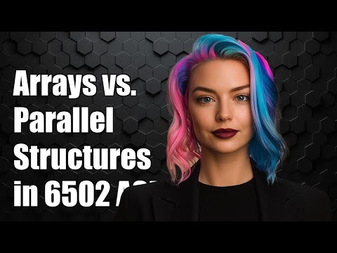 Advantages of Arrays of Structures vs Parallel Arrays in 6502 Assembly Language