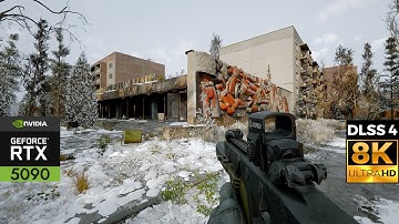 [8K] STALKER 2 Real-Life Graphics Mod in Winter | Extreme Path Tracing | RTX 5090 Ryzen 9800X3D