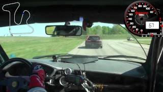 Skid Marks Racing 1st stint (Roberson), Gingerman Raceway LeMons April 2012