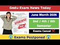 Gndu Exam News Today 😱 June 2026 Exams Postponed ? Cancel ❌ New Datesheet | Gndu Latest Update