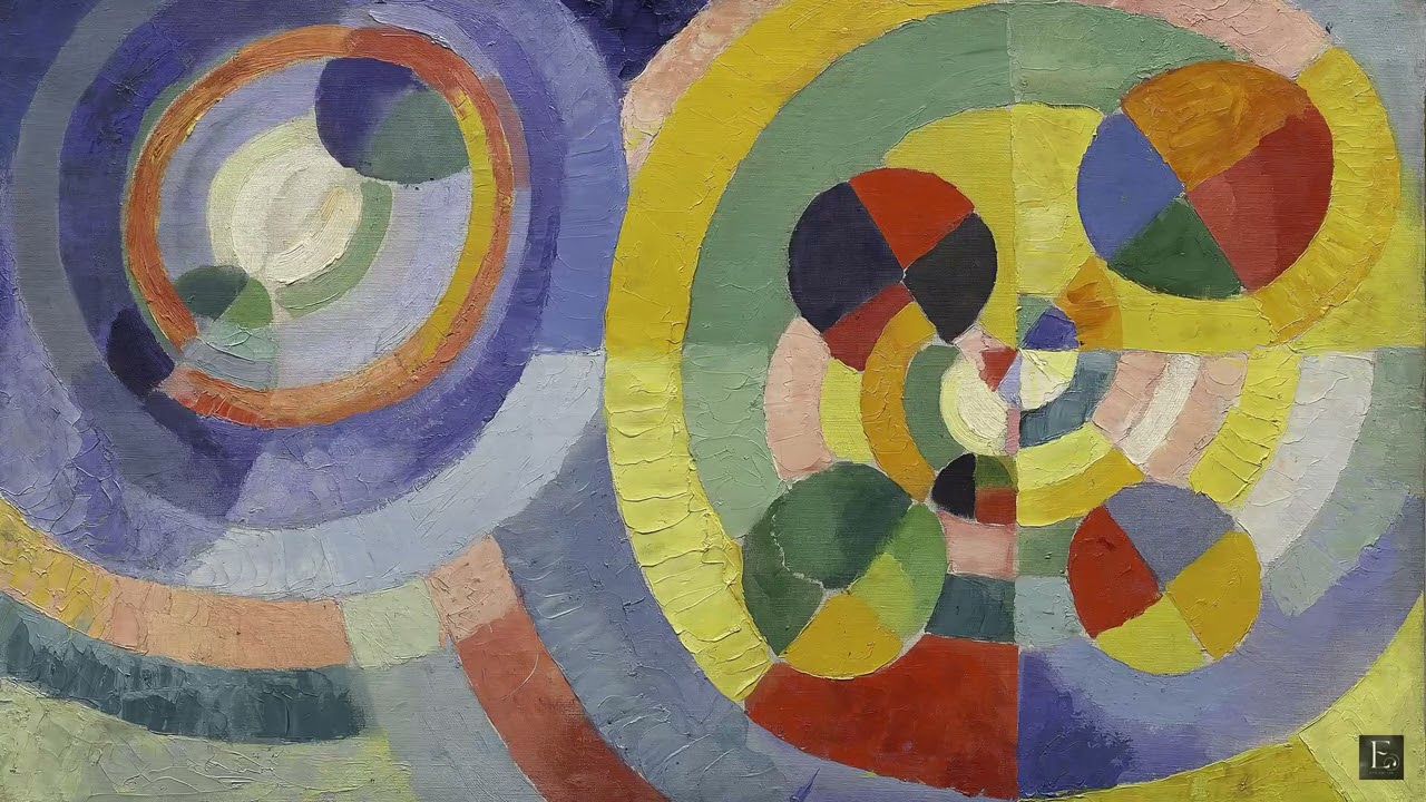 Robert Delaunay - Circular Forms - 2 Hour Screensaver