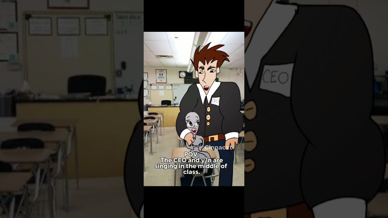 Y/n and the CEO sing in class 