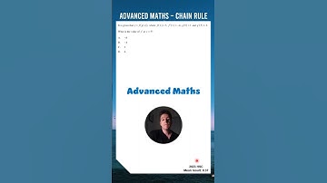 Final Tip for Advanced Maths Students! #hsc #study #calculus