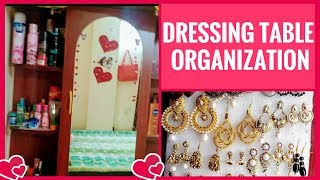 Dressing table organization | makeup how to organise and || indian
organisation ...