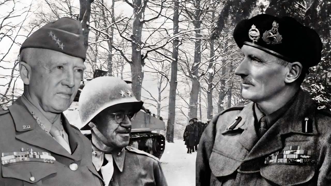 Co řekli Bradley a Patton, když si Montgomery přivlastnil zásluhy za bitvu v Ardenách